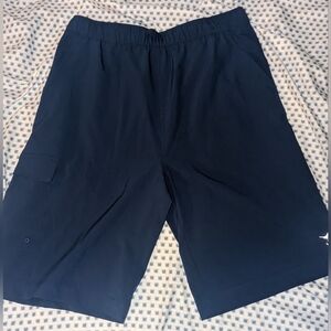 NWT, Reel Legends, Navy, UPF 50, Dri-Fit, cargo, 7.25 inseam shorts- boys 16